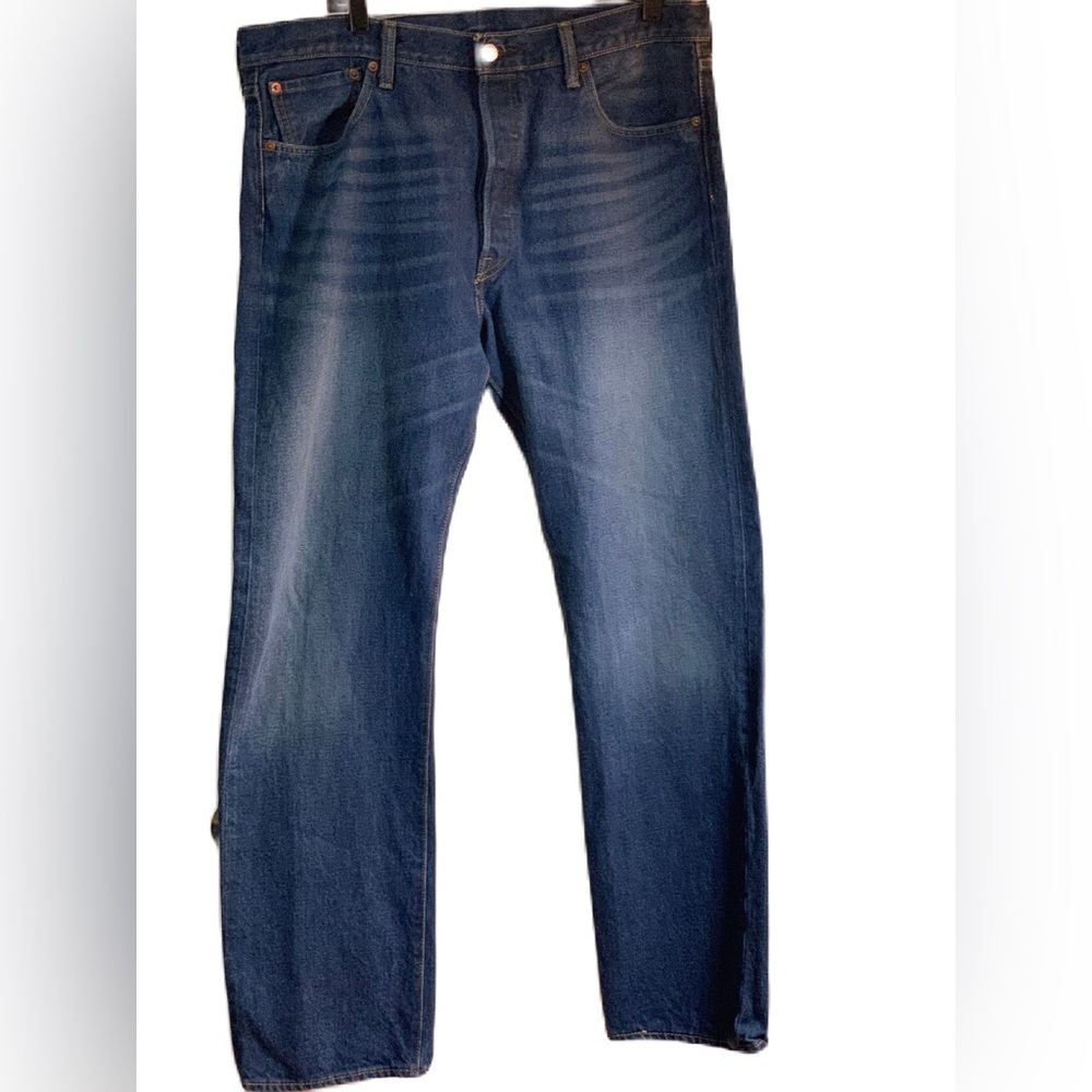 Levi’s 501 Button Fly Jeans 36 x 32 Blue Denim Pants Ca00342 WPL 423. EUC